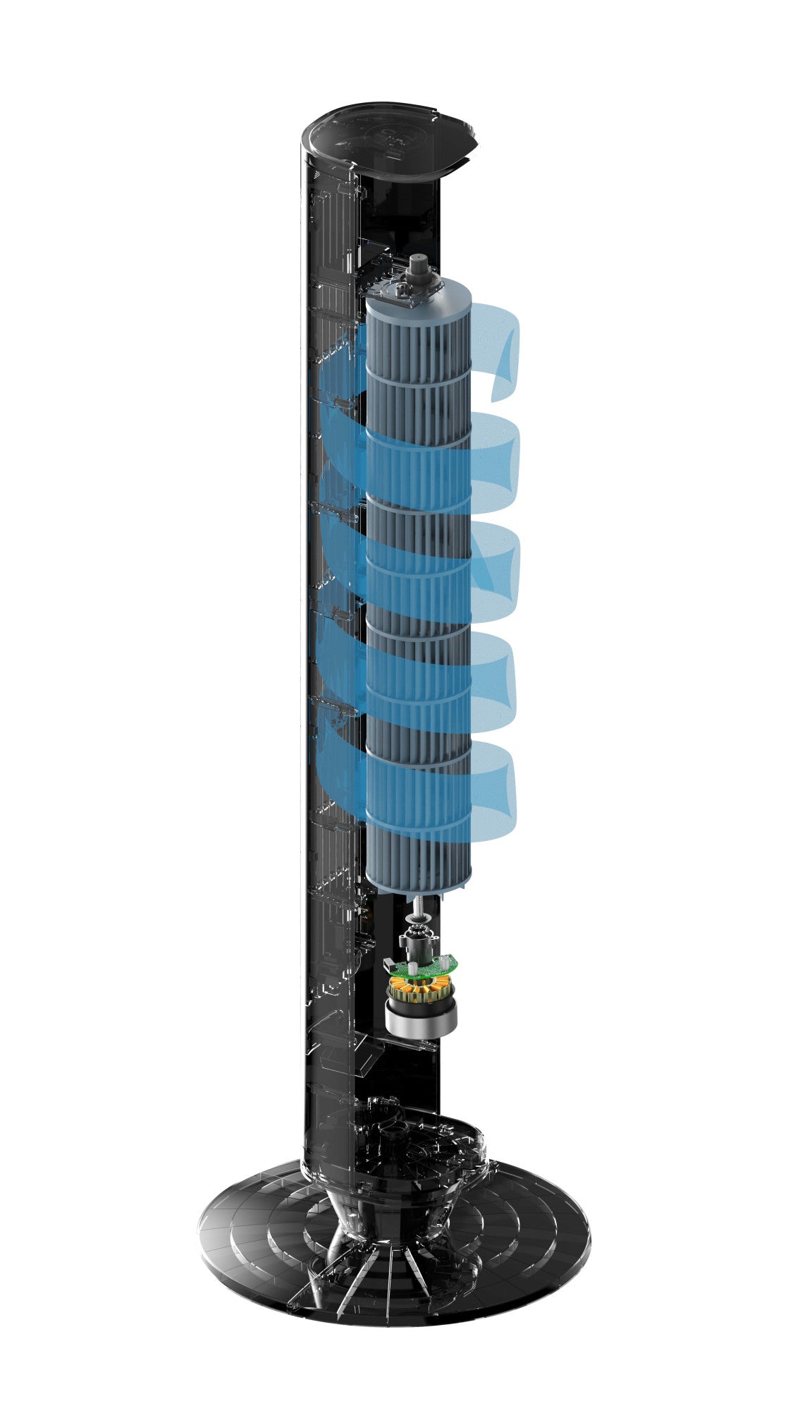 Lasko 40" DC Tower Fan: Oscillating, 12-Speed, Remote, Timer, Black