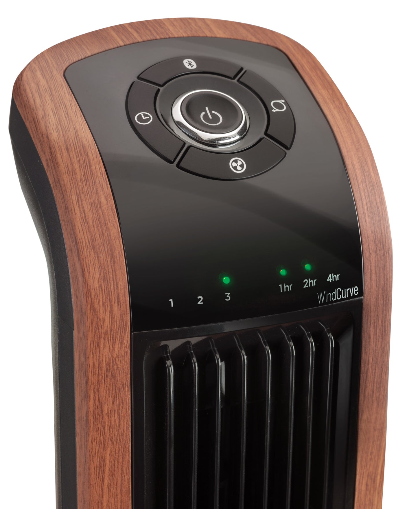 Lasko Wind Curve 42" Tower Fan: Oscillating, 3-Speed, Bluetooth, Timer, Black