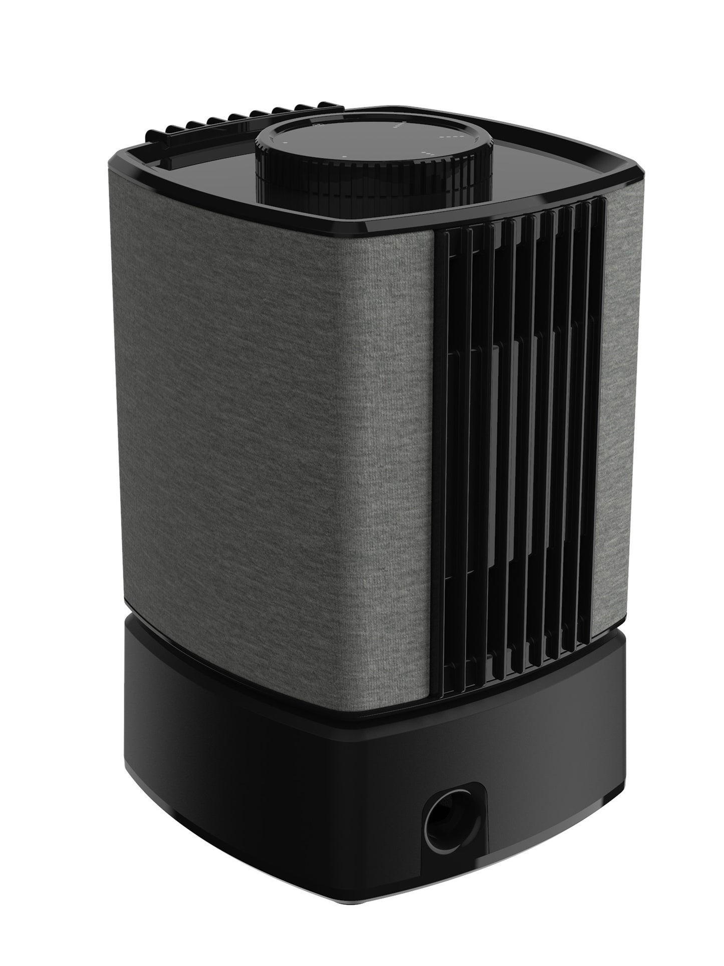 Lasko SlumberBreeze 8" Table Fan with White Noise: Oscillating, 2-Speed, Black
