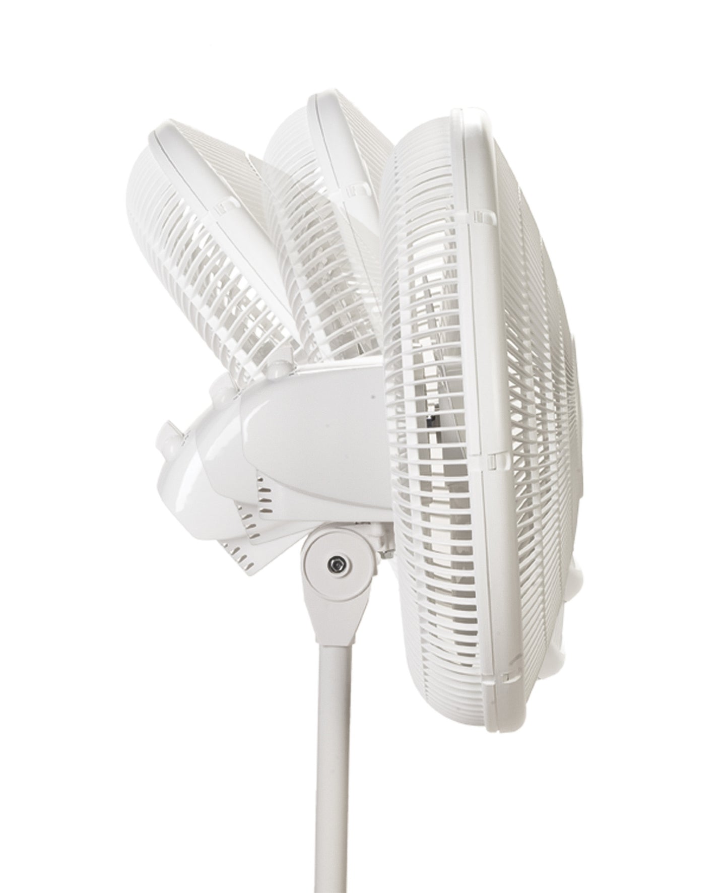 Lasko 16" Pedestal Fan: Oscillating, 3-Speed, Adjustable Height, White