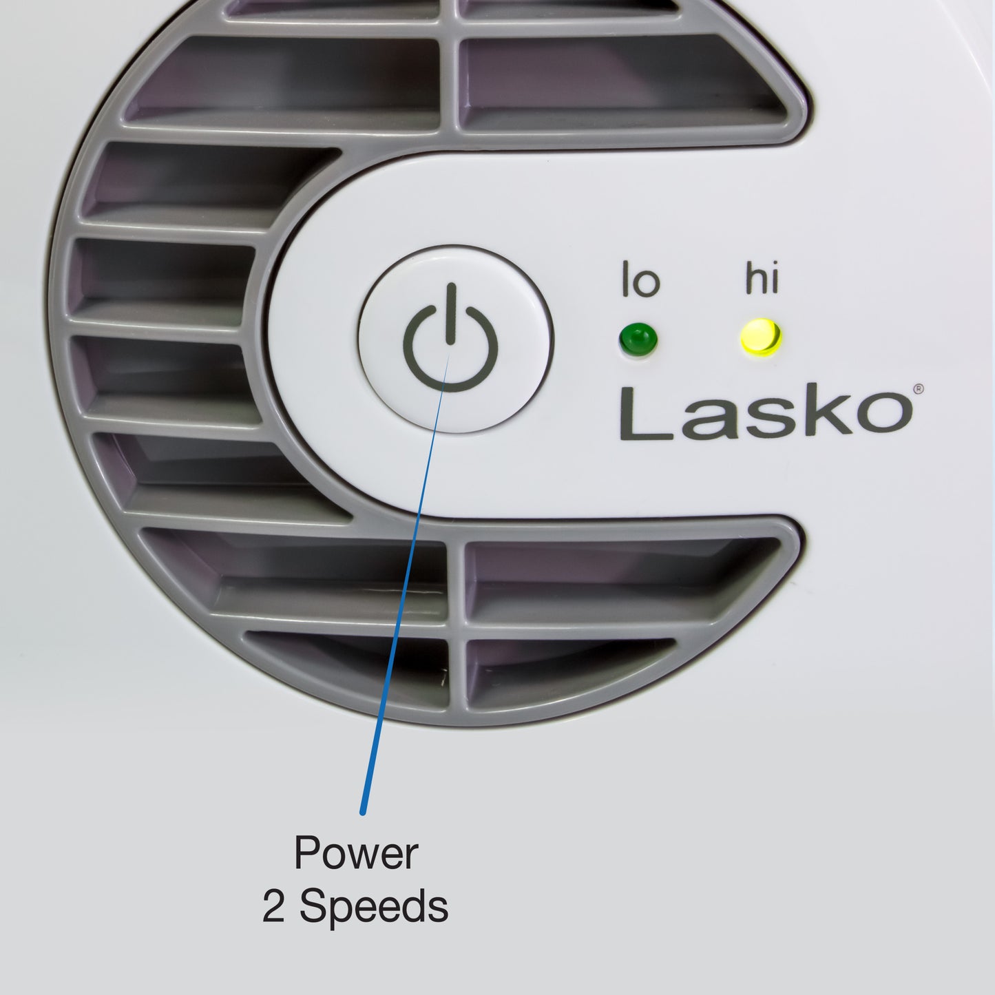 Lasko MyCool 6" Mini USB DC Blower Fan: 2-Speed, Pivoting, White